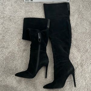Over the Knee Black Boots